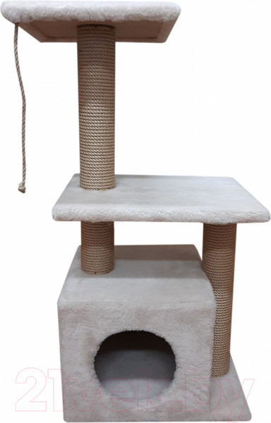 Изображение товара Комплекс для кошек Bast Ветерок 83 (джут, бежевый)