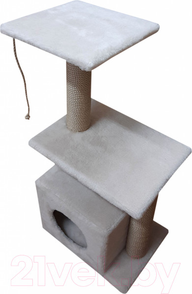 Изображение товара Комплекс для кошек Bast Ветерок 83 (джут, бежевый)