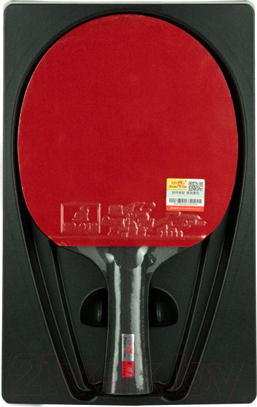 Изображение товара Ракетка для настольного тенниса Double Fish Black Carbon King Racket 3 / CKR-3