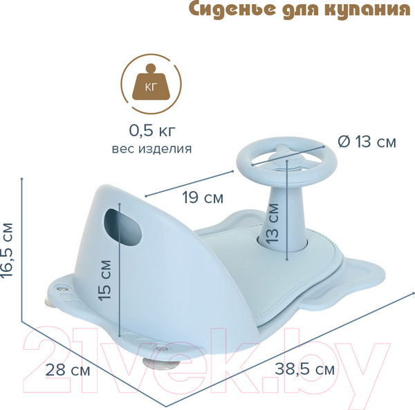 Изображение товара Стульчик для купания Pituso FG728 (голубой)