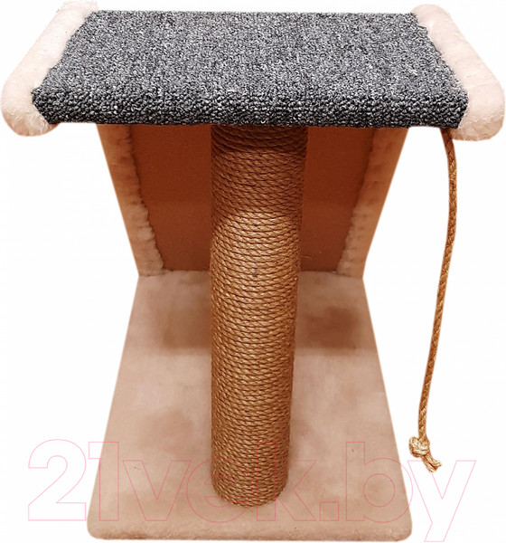 Изображение товара Когтеточка Bast Трап 50 (ковролин/джут, бежевый )