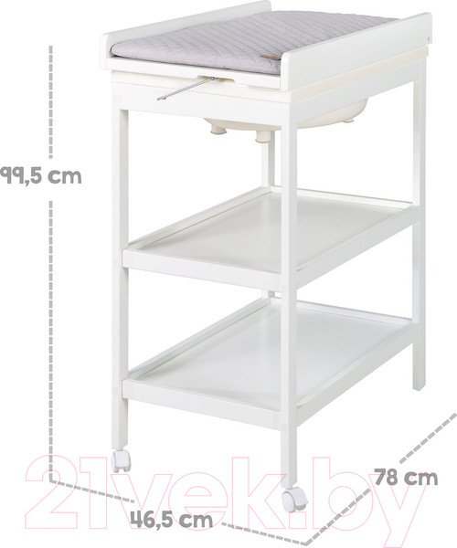 Изображение товара Столик пеленальный Roba Baby Pool / 212061WEV230 (белый)