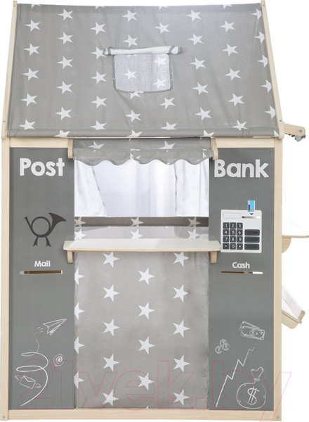 Изображение товара Детский игровой домик Roba 6962V190 (серый/звезды)