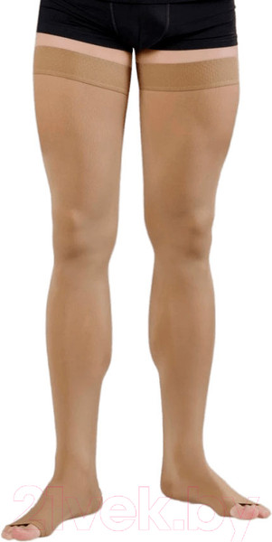 Изображение товара Чулки компрессионные Tonus Elast 0403 Lux 2кл без мыска (р.3/рост 2, карамельный)