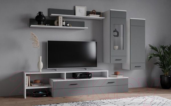 Изображение товара Горка Интерлиния Neo-7 без подсветки (белый/серый)