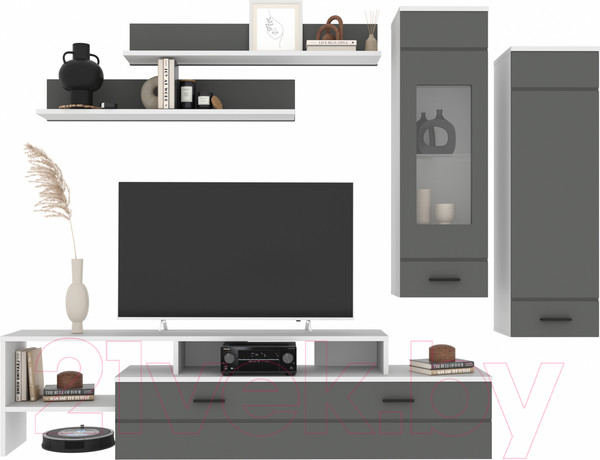 Изображение товара Горка Интерлиния Neo-7 без подсветки (белый/серый)