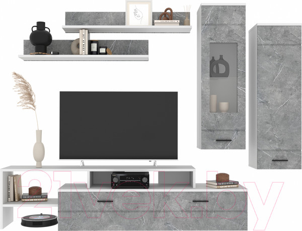 Изображение товара Горка Интерлиния Neo-7 без подсветки (белый/керамика)