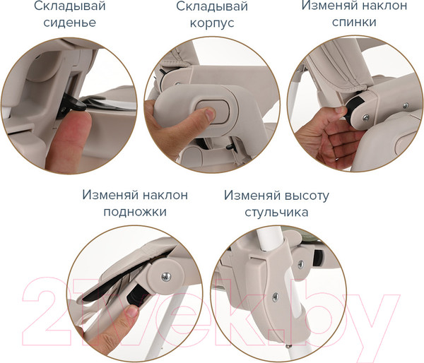 Изображение товара Стульчик для кормления Pituso Olimp / C1IN (темно-зеленый)