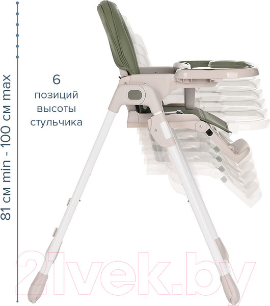 Изображение товара Стульчик для кормления Pituso Olimp / C1IN (темно-зеленый)
