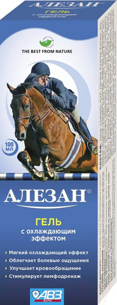 Изображение товара Гель для тела Алезан Охлаждающий (100мл)
