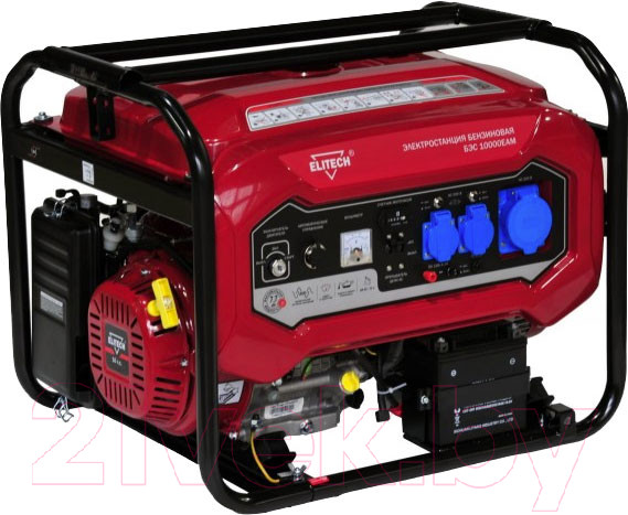 Изображение товара Бензиновый генератор Elitech БЭС 10000ЕAМ