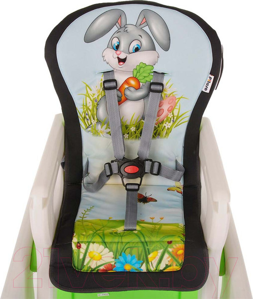 Изображение товара Стульчик для кормления Pituso Carlo Зайчик / HB-GY-04 (зеленый)