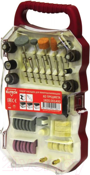 Изображение товара Набор насадок для гравера Elitech 1820.001400