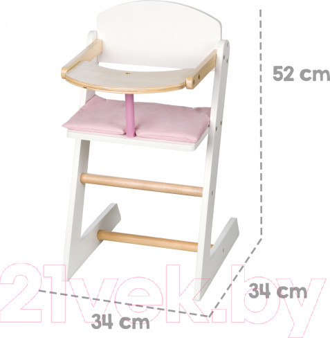 Изображение товара Аксессуар для кукольного домика Roba Scarlett / 490034984 (белый/розовый/натуральный)