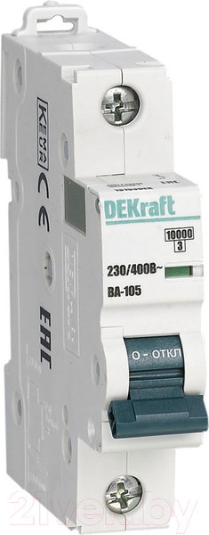 Изображение товара Выключатель автоматический DEKraft 13153DEK