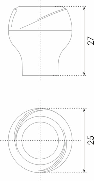 Изображение товара Ручка для мебели Boyard Verona RC504W/G.1