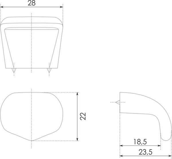 Изображение товара Ручка для мебели Boyard Rialto RC511AC.1