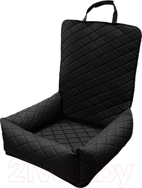 Изображение товара Автокресло для собак ElCrucce 45x45x60 (экокожа, черный)