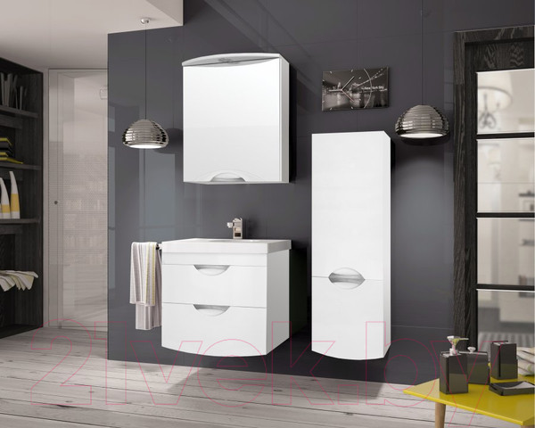 Изображение товара Шкаф-полупенал для ванной Style Line Жасмин-2 360 Plus