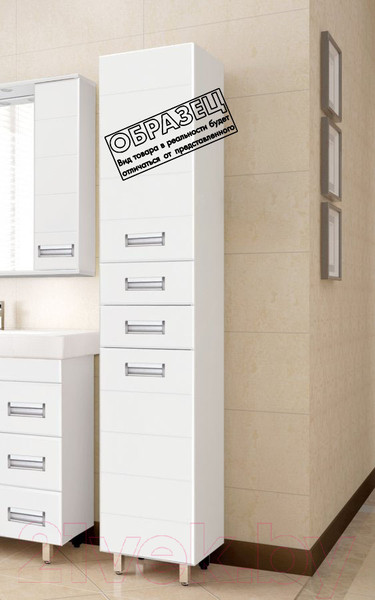 Изображение товара Шкаф-пенал для ванной Style Line Ирис 48 2 ящика