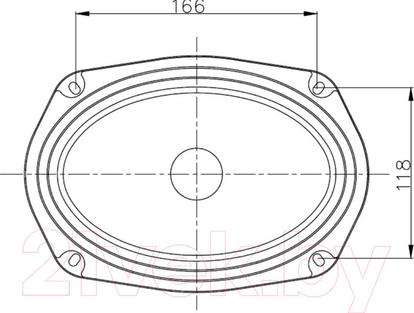 Изображение товара Коаксиальная АС AMP Mass FR69 (4ом)