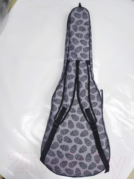 Изображение товара Чехол для гитары Mezzo MZ-ChG-12-3skull2 (серый)