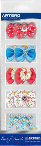 Изображение товара Набор резинок для папильоток Artero Bows Mixed Бантики H228