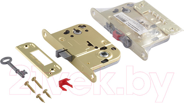 Изображение товара Корпус врезного замка Нора-М КЗВ-114 (латунь полированная)
