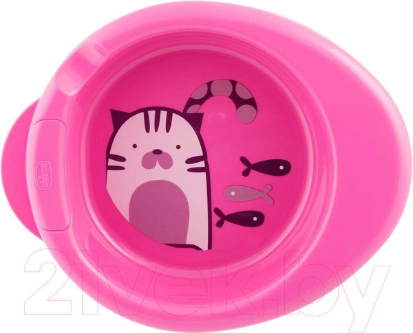 Изображение товара Тарелка для кормления Chicco Stay Warm / 340624042 (розовый)