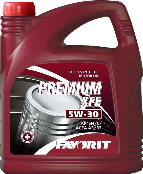 Изображение товара Моторное масло Favorit Premium XFE 5W30 API SN/CF / 52214 (5л)