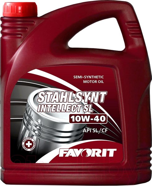 Изображение товара Моторное масло Favorit Stahlsynt Intellect SL 10W40 SL/CF / 54308 (5л)