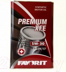 Изображение товара Моторное масло Favorit Premium XFE 5W30 API SN/CF Metal / 54448 (1л)