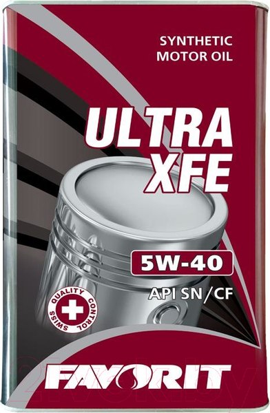 Изображение товара Моторное масло Favorit Ultra XFE 5W40 API SN/CF Metal / 54706 (4л)