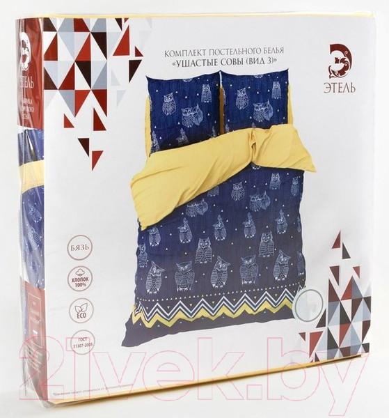 Изображение товара Комплект постельного белья Этель Ушастые совы / 3988367