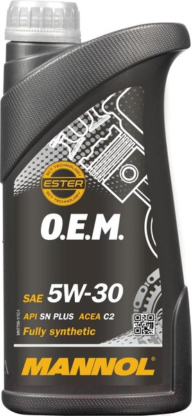 Изображение товара Моторное масло Mannol OEM 5W30 SM/CF / MN7709-1 (1л)