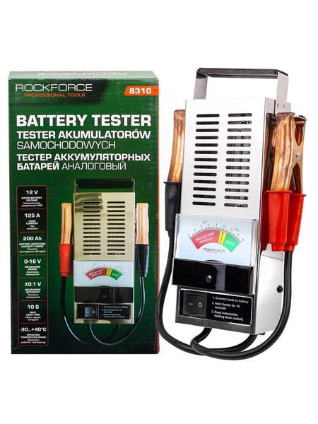 Изображение товара Тестер аккумуляторной батареи RockForce RF-8310
