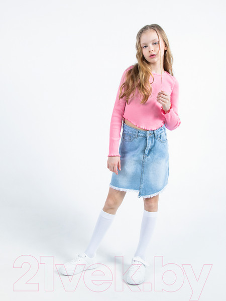 Изображение товара Лонгслив детский Amarobaby Uniq / AB-OD22-U2702/06-128 (розовый, р.128)