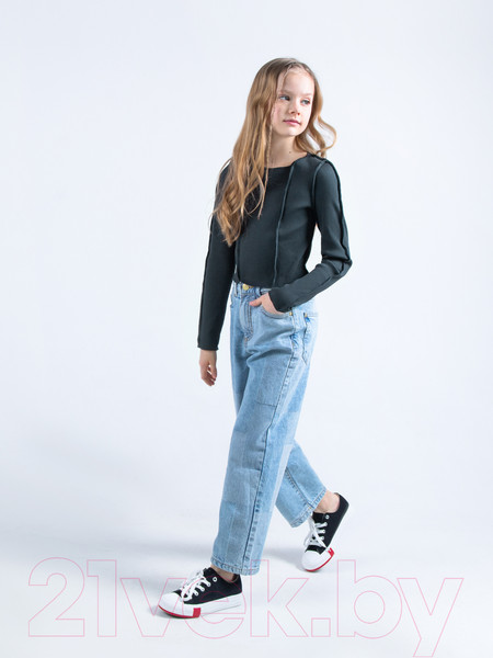 Изображение товара Лонгслив детский Amarobaby Joint / AB-OD22-J2702/10-140 (графит, р.140)