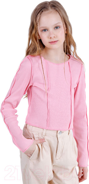 Изображение товара Лонгслив детский Amarobaby Joint / AB-OD22-J2702/06-140 (розовый, р.140)