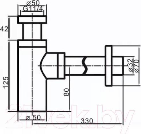 Изображение товара Сифон Frap F82