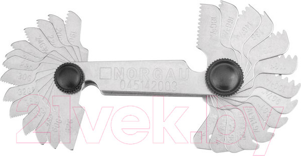 Изображение товара Набор резьбовых щупов Norgau TPI 55 / 045142003 (28шт)