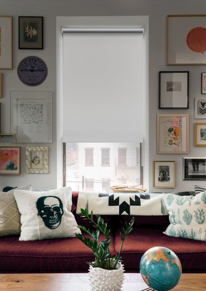 Изображение товара Рулонная штора Эскар Вlackout 98х160 / 814650981601 (белый)