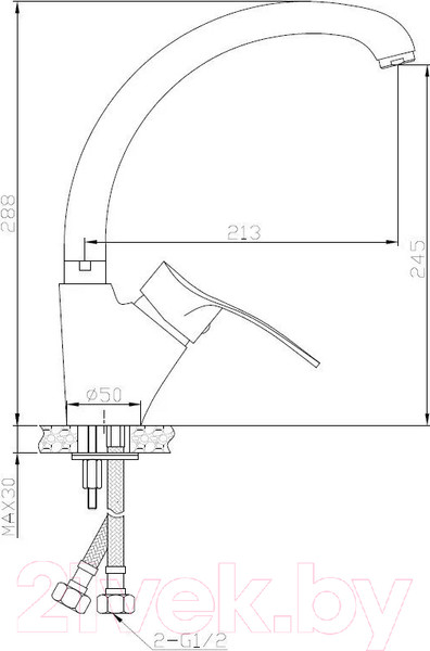 Изображение товара Смеситель AV Engineering AVQUN4-B088-234