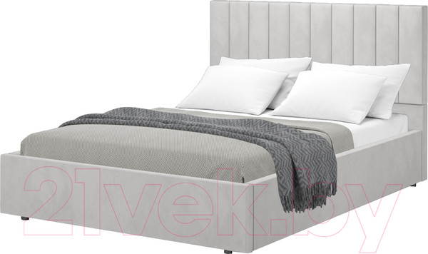 Изображение товара Полуторная кровать Аквилон Рица-1 14 ПМ (конфетти сильвер)