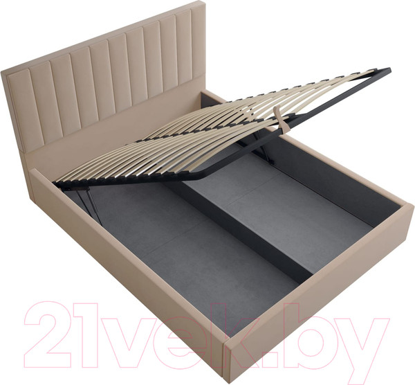 Изображение товара Двуспальная кровать Аквилон Рица-1 16 ПМ (конфетти мокко)