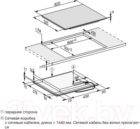 Изображение товара Индукционная варочная панель Miele KM 7464 FL