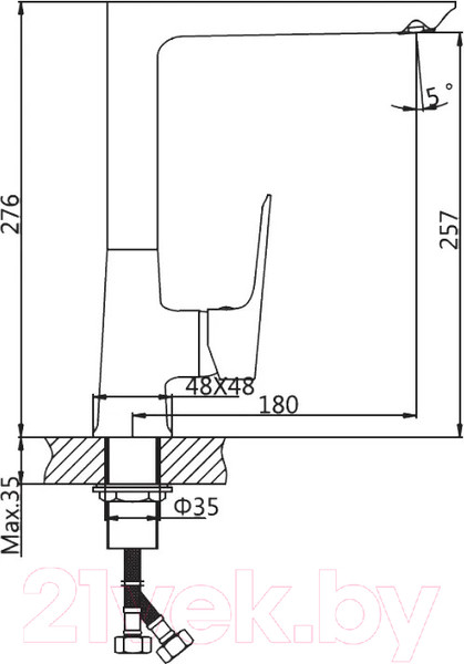 Изображение товара Смеситель AV Engineering AVHAN4-A272-614