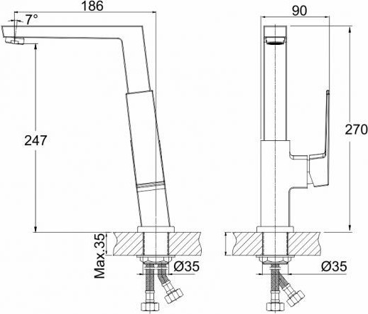 Изображение товара Смеситель AV Engineering AVZAS4-A085-667