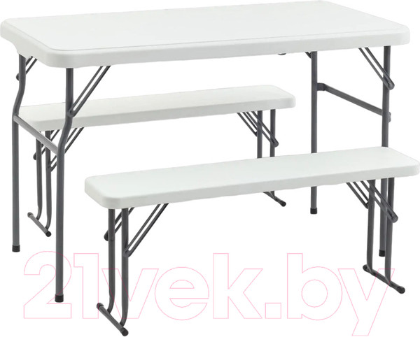 Изображение товара Комплект складной мебели Stool Group YX-B113 (белый)