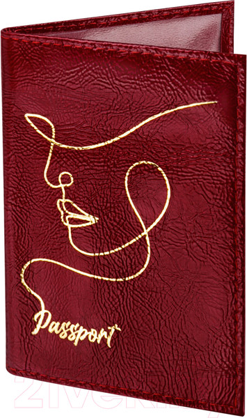 Изображение товара Обложка на паспорт Brauberg Impression / 238211 (красный)